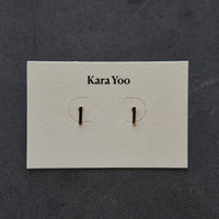 Kara Yoo Mille Studs, 14k Gold