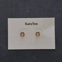 Kara Yoo Rhode Studs, 14k Gold