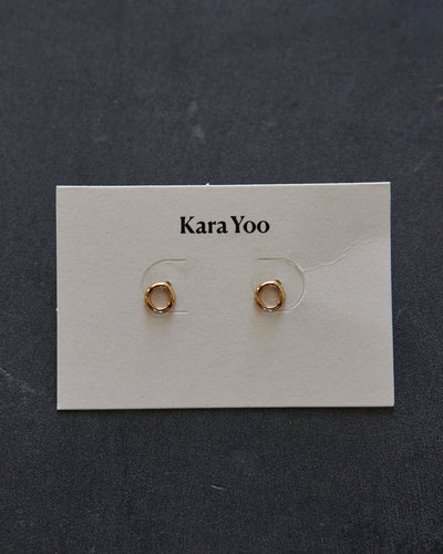 Kara Yoo Rhode Studs, 14k Gold