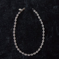 Kara Yoo Wide Gemma Necklace, Sterling Silver