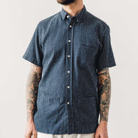 La Paz Castro Shirt, Navy Cactus