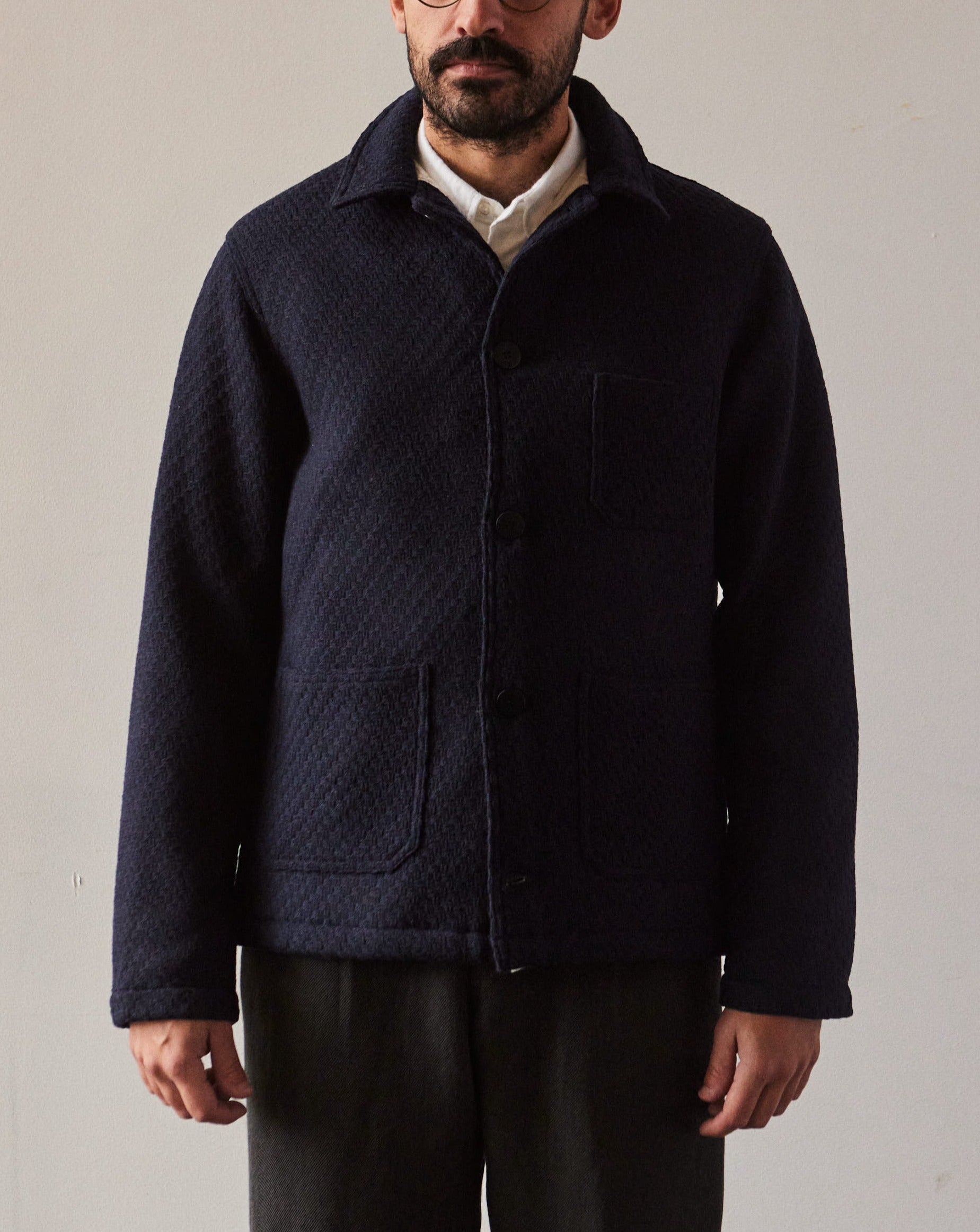 【待望★】 Baptista Paz La Jacket, Glasswing – Wool Navy ジャケット・アウター