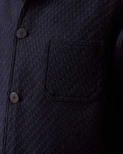 La Paz Baptista Jacket, Navy Wool