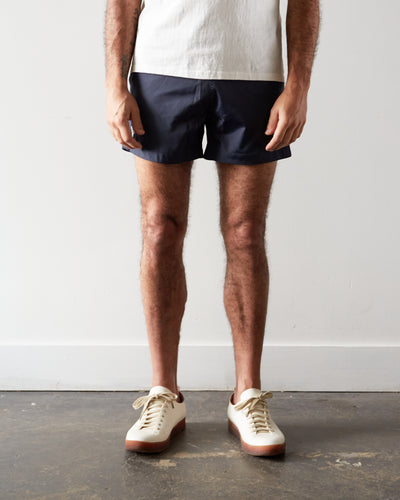 La Paz Morais Swim Shorts, Dark Navy/Ecru Whale