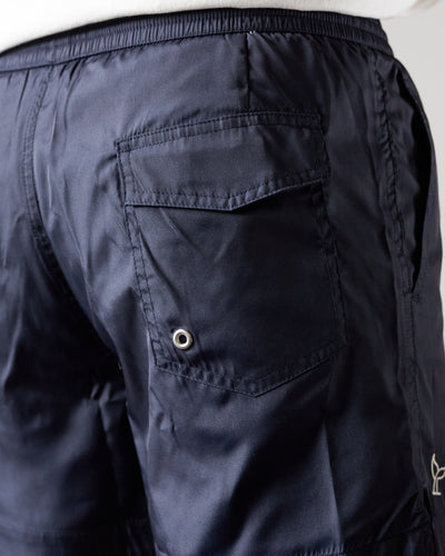 La Paz Morais Swim Shorts, Dark Navy/Ecru Whale