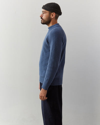 La Paz Prata Mock Neck Sweater, Blue