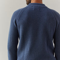 La Paz Prata Mock Neck Sweater, Blue