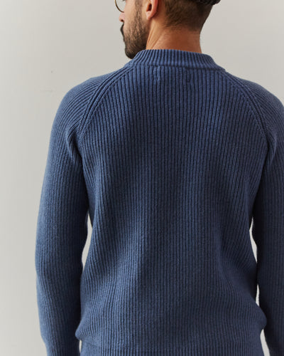 La Paz Prata Mock Neck Sweater, Blue