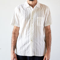 La Paz Silveira Panama Shirt, Ecru Embroidery