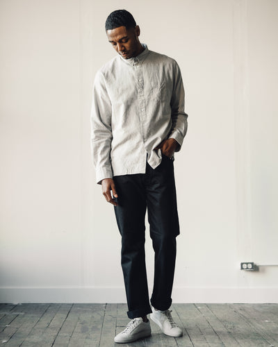 La Paz Branco Shirt, Olive Stripe