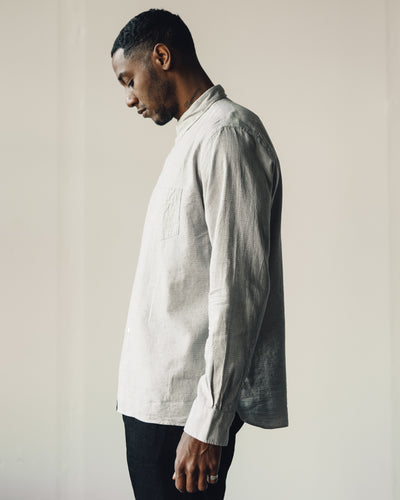 La Paz Branco Shirt, Olive Stripe