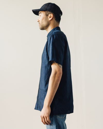 La Paz Castro Shirt, Navy Linen