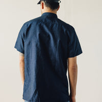 La Paz Castro Shirt, Navy Linen