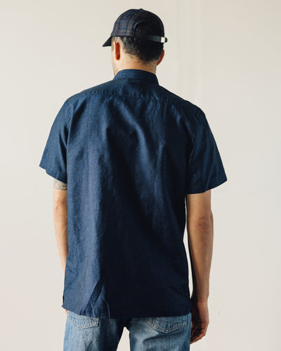 La Paz Castro Shirt, Navy Linen