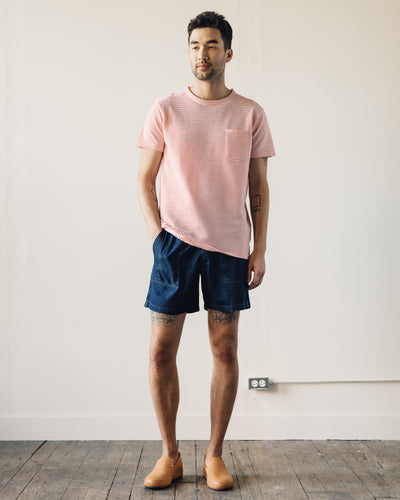 La Paz Guerreiro Tee, Coral Stripes