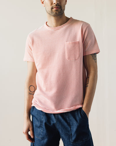 La Paz Guerreiro Tee, Coral Stripes