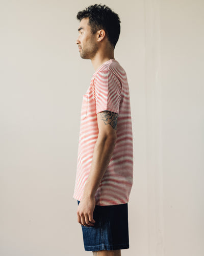 La Paz Guerreiro Tee, Coral Stripes