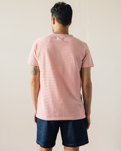 La Paz Guerreiro Tee, Coral Stripes