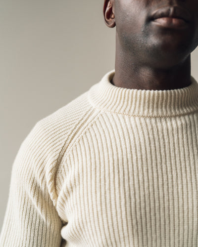 La Paz Prata Mock Sweater, Ecru