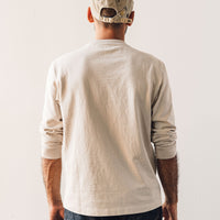 Lady White L/S Rugby Tee, Natural