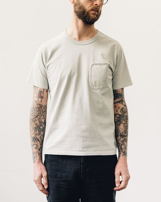 Lady White Clark Pocket Tee, Stone Grey