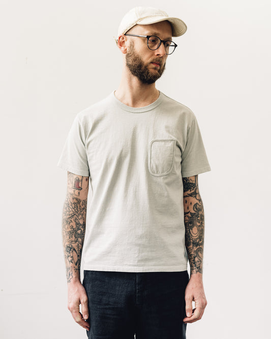 Lady White Clark Pocket Tee, Stone Grey