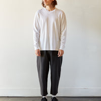 Lady White Boxy L/S T-Shirt, White