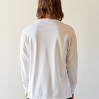 Lady White Boxy L/S T-Shirt, White