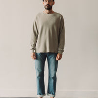 Lady White Cropped Raglan Thermal, Taupe Fog