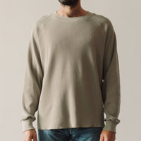 Lady White Cropped Raglan Thermal, Taupe Fog