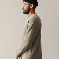 Lady White Cropped Raglan Thermal, Taupe Fog