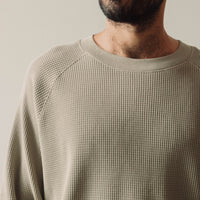Lady White Cropped Raglan Thermal, Taupe Fog