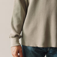 Lady White Cropped Raglan Thermal, Taupe Fog
