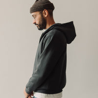 Lady White Heavy Zip Up Sweatshirt, Charcoal