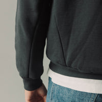 Lady White Heavy Zip Up Sweatshirt, Charcoal