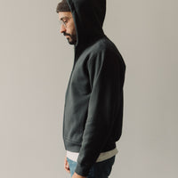 Lady White Heavy Zip Up Sweatshirt, Charcoal