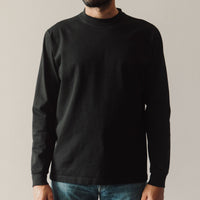 Lady White L/S Rugby T-Shirt, Black