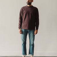 Lady White L/S Rugby T-Shirt, Raisin