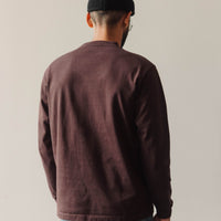 Lady White L/S Rugby T-Shirt, Raisin