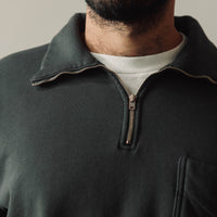 Lady White Quarter Zip Sweatshirt, Charcoal