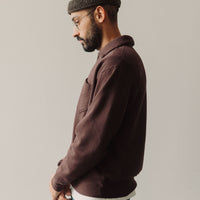 Lady White Quarter Zip Sweatshirt, Raisin