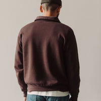 Lady White Quarter Zip Sweatshirt, Raisin
