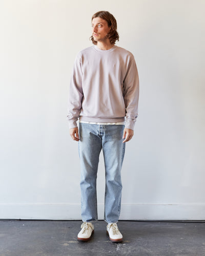 Lady White Relaxed Sweatshirt, Greyish Mauve