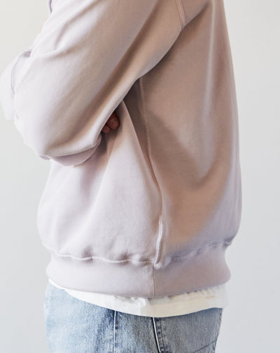 Lady White Relaxed Sweatshirt, Greyish Mauve