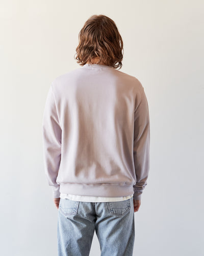 Lady White Relaxed Sweatshirt, Greyish Mauve