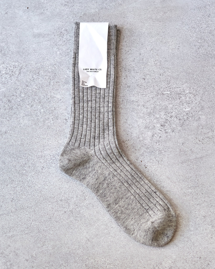 Lady White Super Athletic Socks, Grey | Glasswing