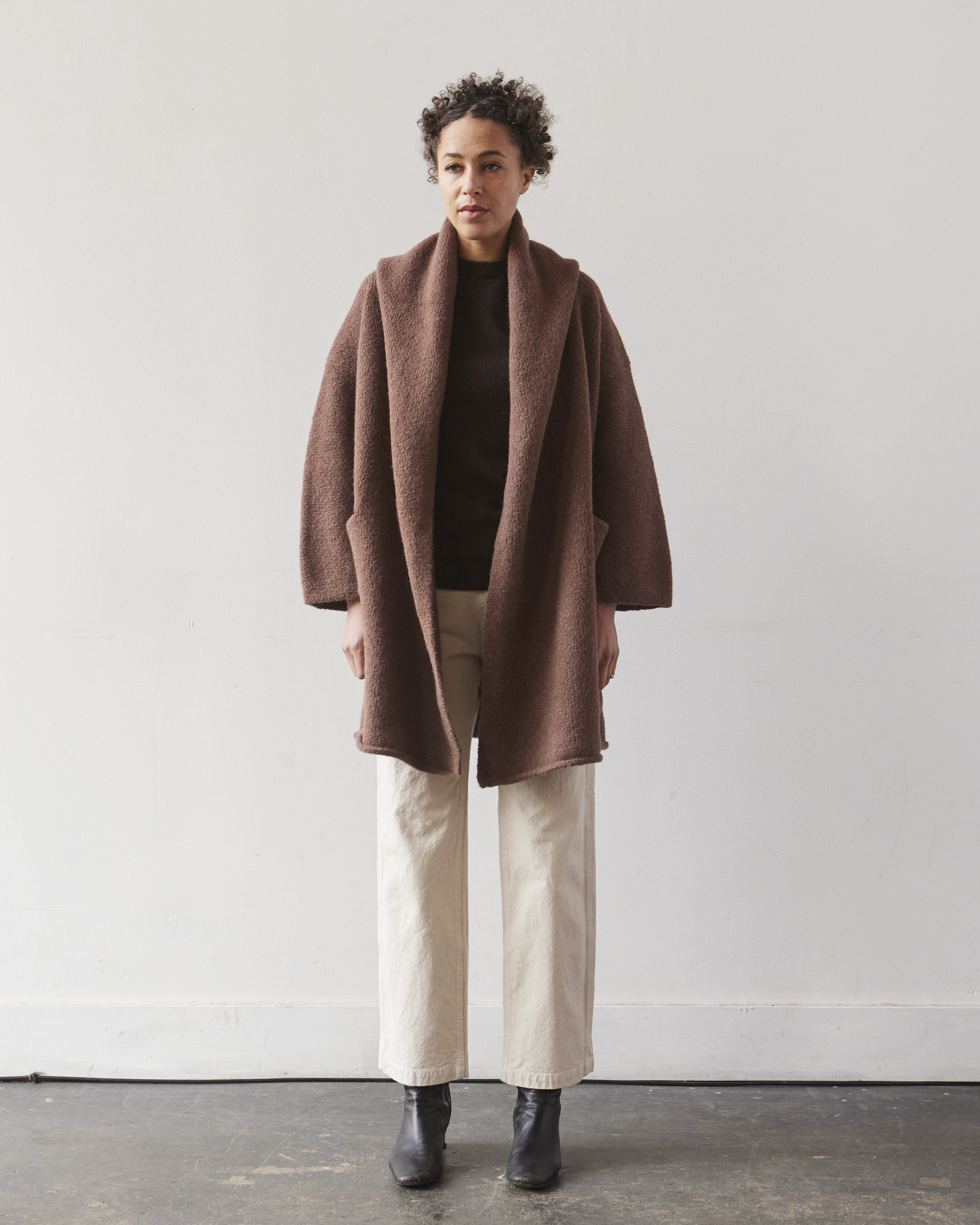 Lauren Manoogian Capote Coat Cinnamon Glasswing