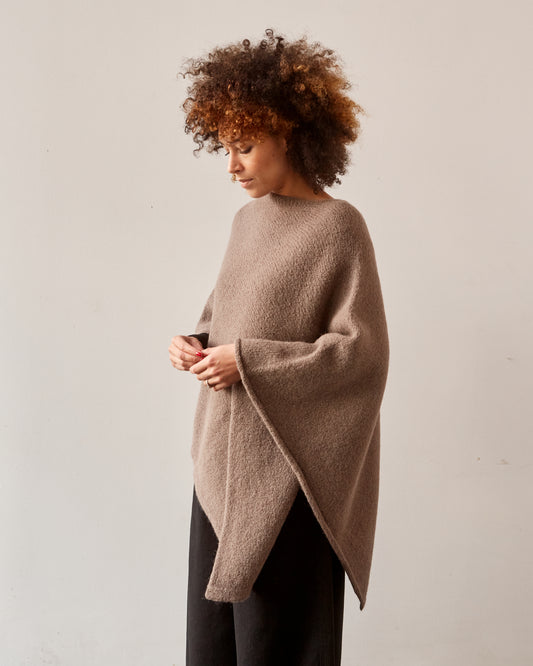 Lauren Manoogian Fold Poncho, Umber