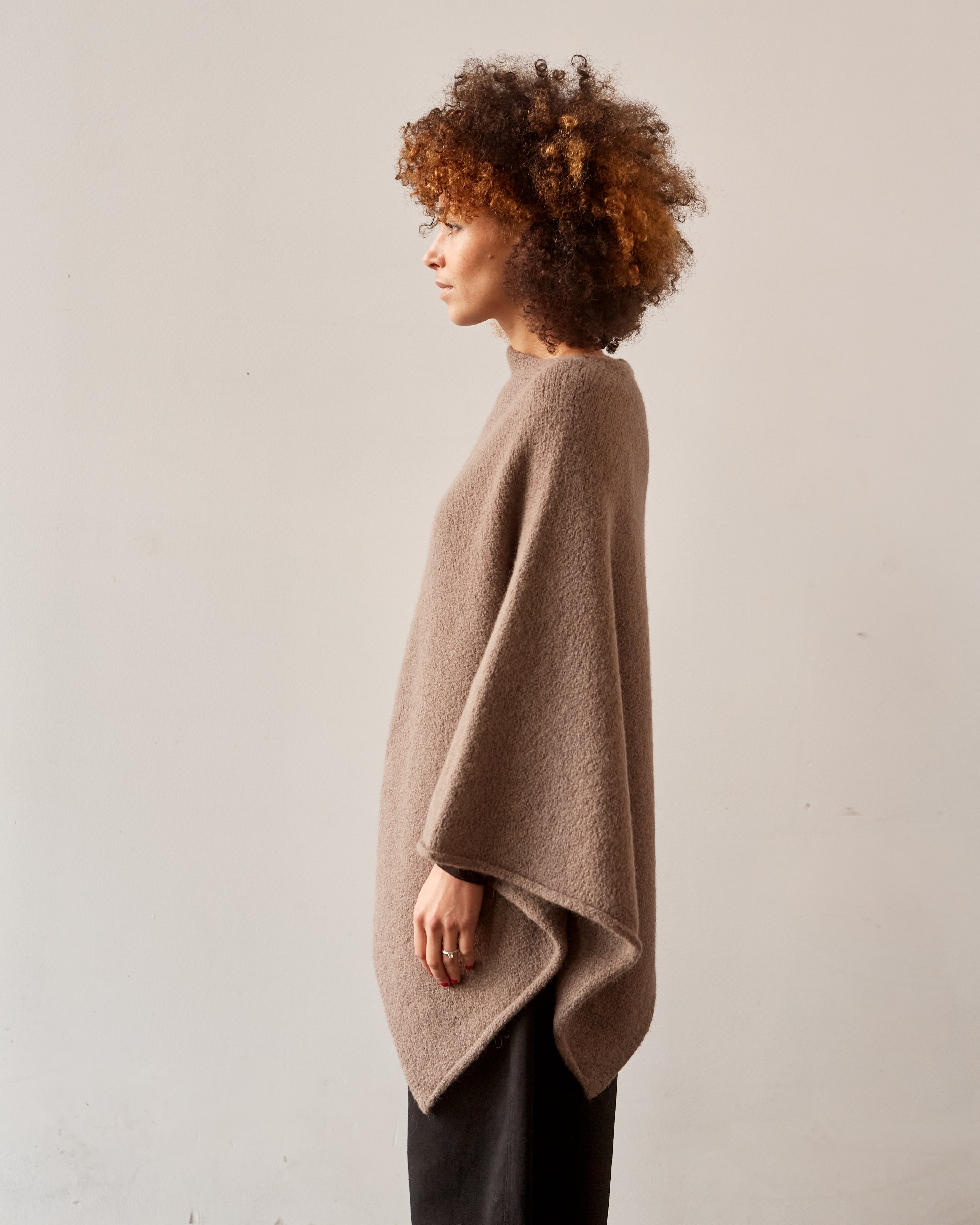 Lauren Manoogian Fold Poncho, Umber – Glasswing