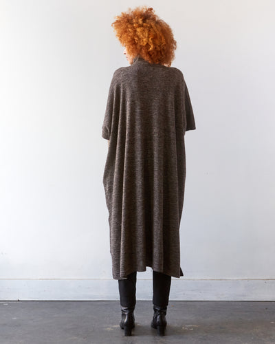 Lauren Manoogian Turtleneck Caftan, Blackened Flax